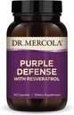 Mercola Purple Defense 박사 - 고순도 산화 방지제 지원 - 포도 씨앗 및 피부 추출물 - 지원 심혈관 및 뇌 건강 - 90 캡슐