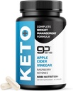 Apple Cider Vinegar, The Mother & BHB가있는 Keto 알약 | 1000mg GoBHB Exogenous Ketones & Raspberry Ketones for Metabolism, Ketosis & ACV Keto Diet Support | 글루텐 프리 보충제 | 60 캡슐