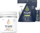 Hi-Lyte Electrolyte Powder, Daily Hydration Supplement Drink Mix, 90 서빙 (핑크 레모네이드) | Plus Hi-Lyte Pro Hydration Packets, 16 개의 개별 음료 팩 (레몬 라임)