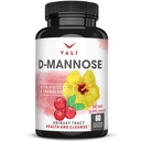 VALI D-Mannose 1000mg Urinary Tract 건강 공식. 유기 크랜베리 과일 분말 & Hibiscus. 건강한 방광, 자연적인 Cleanse, 빠른 Detox 홍조, 초본 UT 기능 지원 알약. 60의 Veggie 캡슐