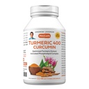 ANDREW LESSMAN Turmeric 400mg - 60 캡슐 - 최적의 혜택과 흡수를위한 인스 포 지 복합체로 95 % Curcuminoids, 높은 효능 표준화 된 추출물, 작은 쉽게 삼키기 캡슐