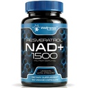 WELLNESS LABSRX NAD 보충교재, 1500mg - 미국은 Liposomal NAD+를 만들었습니다 Resveratrol, NAD Plus Boosting과 보충 - 세포 건강, 체력 및 건강한 노화 지원 - Ultra Strength Capsules