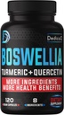 Boswellia Serrata - 혼합 심황, Quercetin, 감귤류, 생강, 화이트 윌로우, 알파 락 - 지원 연골, 면역 및 신체 건강 - 120 캡슐