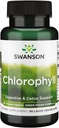 Swanson Chlorophyll - 몸의 천연 클렌징 및 탈취 공정을 지원하는 녹색 식품 공식 - Gut Health Support - (90 액체 Veggie 캡슐, 50mg 각각)