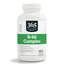 전체 식품 시장의 365, 비타민 B-50 복합체, 채식, 180 캡슐