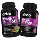Adrenal 지원 Cortisol & Liver Cleanse Detox 보충교재 - Cortisol 건강을 위한 Adrenal 피로 보충교재 - 간장 Gallbladder 배려 공식 캡슐 & 자연적인 우유 이틀 Dandelion 보충교재