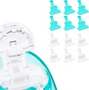 FireAnt 실리콘 소금 패드는 Navage Nasal 배려, 재사용할 수 있는 Saline 깍지 보충 부속품, 쉬운 가동 (12 팩 - 백색 6 + 파랑 6)와 호환이 되는 보충