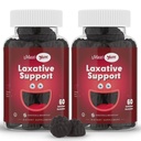 성인과 어린이를위한 Maxi 건강 천연 Laxative Gummies - Non-GMO 및 Vegan Senna Stool Softener Gummies - 변비 지원을위한 Berry 풍미 Chewable Laxative (60 개, 팩 2)