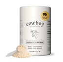 Cowboy Colostrum 분말 - 여성 및 남성을위한 Bovine Colostrum 분말 - 첫날 젖을 짜는 전체 Colostrum - Gut Health, Immunity, Skin & Hair (Vanilla 40 서빙)
