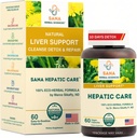 Active Liver Cleanse & Detox – 1800mg Organic Milk Thistle, Turmeric & Dandelion Root와 허브 포뮬러 – 산나 허브에 의해 지방 간 수선 및 일일 간 건강 지원 –
