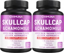 Skullcap 캡슐, Chamomile, 레몬 Balm 및 더 많은 - 4 개월 공급을위한 120 캡슐 (팩 2)
