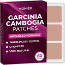 MONIER Garcinia Cambogia Patch (60) - 여성과 남성을위한 100 % 천연 패치 - B12 및 칼륨 - 에너지, 초점 및 바디 지원 - 향상된 공식