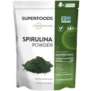 MRM 영양 Spirulina 분말 | Superfood | 전체 플랜트 단백질 | 글루텐 프리 + 비건 | 40 인분 | 8.5 온스