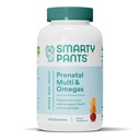 여성을 위한 SmartyPants Prenatal 비타민, Multivitamin Gummies: Omega 3 물고기 기름 (EPA/DHA), Biotin, Methylfolate, 비타민 D3, C, 비타민 B12, B6, A, K & 아연, Inositol, 120 조사 (30 일 공급)