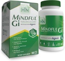 건강 스루 영양 Mindful GI - 건강한 마음 & Gut Complex | Digexin, Magnesium, L-Glutamine, 과트-Brain Axis Support를 위한 프로바이오틱스 | 일반, 블로팅, 칼로리 보충