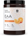 BCAA, 오렌지 풍미, 12.3 oz (350 g)를 가진 Mercola 순수한 힘 정유 아미노산, EAA의 30의 서빙, BCAA의 6개 g, 설탕, 비 GMO, 스포츠를 위해 증명되는 NSF