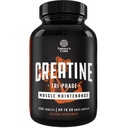 Natures Craft High Strength Tri Phase Creatine Tablets for Women & Men - Creatine Monohydrate, 300mg HCL 및 Pyruvate 보충교재의 공식 혼합 - 근육 질량 이익 & 회복 보충교재 - 240의 정제