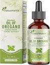 Immune Support & Gut Health의 Oregano 오일 드롭. Vegan, Non-GMO, Sugar Free & Gluten 유기 엑스트라 버진 올리브 오일과 유기 야생 지중해 Oregano 오일 - 1 Fl Oz 30 Ml