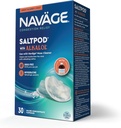 Navage SaltPod w/Alkalol 30 Pack (30 SaltPods) 소금 포드 보충 전용 - 독점적으로 디자인 된 Nasal 관개 시스템 - Sinus Rinse 및 Alkalol Pods for Fast & Soothing Relief