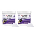 Zymox Advanced Enzymatic Ear Wipes for Dogs and Cats - Dirty, Waxy, Smelly Ear - Premium Strength Ear Cleaner Wipes - Non-Irritating - Hypoallergenic (100 카운트 팩 2)