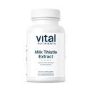 Vital Nutrients Milk Thistle Extract 250mg | Vegan Milk Thistle Supplement for Liver Function & Detox | Glutathione 생산에 대한 산화 지원 | 글루텐, 낙농장, 콩 무료 | 비 GMO | 60 캡슐