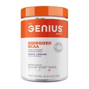 Genius BCAA 분말 - 5g Vegan BCAA L 글루타민, Cognizin & Rhodiola 근육 회복 에너지 지원 100mg 카페인 전, Intra의 초점 & 성과를 위한 포스트 운동 Nootropic 보충교재 - 포도 Limeade