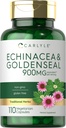 Carlyle Echinacea Goldenseal 캡슐 | 110 개 | 900mg | 채식주의자, 비 GMO, 글루텐 프리
