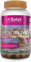 Betel 천연 프리미엄 HemoAlivio Rosita - 치질 및 변비 지원 - 1000 mg - 90 캡슐