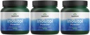 Swanson 100 % 순수 Inositol 분말 - 자연 보충 촉진 초점 및 휴식 - Nerve & Cellular 지원 - (8oz) 3 팩