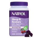 Natrol Sleep & Restore 마그네슘 글리세라이드 혼합 Gummies, 성인, Melatonin-Free, Cherry flavored, 30 일 공급을위한 마그네슘