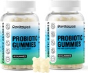 소화 건강 및 Gut 건강, 3.6 억 CFU, 설탕 무료, Debloat Gummies Probiotics for Kids, Women and Men, Yogurt Flavour, 120 카운트