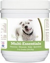 건강한 Breeds Pit Bull, 백색, 개를 위한 Multi-Essentials 분말 - 당신의 개를 위한 비타민, 무기물 & 산화 방지제의 이상적인 보충교재 - 8개 oz