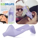 Ear Drop Applicator Aid – Ear Drops에 대한 정확하고 쉬운 응용 – Droppers 포함 대부분의 표준 귀 드롭 병에 적합 – 휴대용, 재사용 가능한 귀 청소 및 약물 도구