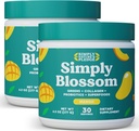 간단히 Blossom Nutrition Daily Greens & Superfood Powder + Collagen + Probiotics for Women 's Digestive Health & Bloating Relief. 건강에 도움이 - 2 개월 공급 - Mango