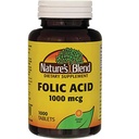 자연의 혼합 Folic 산 1000 mcg 1,000 mcg 1000 탭