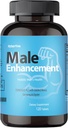 남성용 테스토스테론 보충 – Tongkat Ali, Maca, 에너지, 체력 및 내구시간, 비 GMO, 글루텐 프리, 120 정제 (60 일 공급)