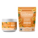 Ultima Replenisher Electrolyte Powder Drink Mix 번들 - 설탕 무료 - 오렌지, 30 서빙 용기 및 20 Stickpacks - 6 Electrolytes 및 Minerals - Keto Friendly, Vegan, Non-GMO
