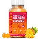 여성을 위한 UniVitaSion 질 Probiotics Gummies, 50 억 CFUs - PH 균형, 질 냄새, 질 Flora, 여성을 위한 효모 감염 처리, 면역 건강을 위한 비타민 C, 하와이 파인애플 풍미