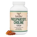 Phosphatidylcholine 1,200mg - 210 Softgels - 해바라기와 Soy Lecithin의 향상된 버전 (콜린 보충제) - 비 GMO 및 글루텐은 더블 우드에 의해 두뇌 건강을 지원하기 위해 무료
