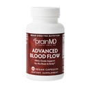 BRAINMD 고급 혈액 흐름 - 60 Vegan 캡슐 - 뇌 및 신체에 대한 질소 산화물 지원 - 글루텐 무료 - 30 서빙