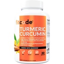 95% Curcuminoids, 가장 높은 Potency, Non-GMO, 글루텐 자유로운, 강화한 흡수를 위한 BioPerine를 가진 Ultra-Pure Turmeric Curcumin의 1500mg를 가진 적당한 심황 Curcumin, 30의 서빙 Veggie 캡슐