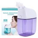 Nasal 관개 시스템, Nasal Rinse 기계, Sinus Rinse 기계, 소금물 탱크 & 폐수 수집 탱크를 가진 Sinus 세탁기술자 기계 - Sinus, Sinus 성인, 알레르기 구호를 위한 Nose 세탁기술자 - 자주색