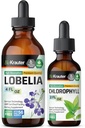 BIO KRAUTER Lobelia Tincture 4 Fl. Oz. & Chlorophyll Tincture 2 Fl. 오즈.