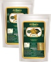 Veena Biotic Atibala 잎 분말 (Abutilon indicum) Kangi 분말 - 인도 Mallow - Atibala 분말 - Thuthi 분말 - Atibala churna - 400g (팩 2)
