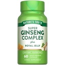 Nature's Truth Super Ginseng Complex | 60 캡슐 | 로얄 젤리 | 비 GMO & 글루텐 프리 보충교재