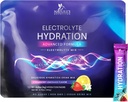 Electrolytes Hydration Packets - 칼륨, 마그네슘, 나트륨, 아연 및 비타민 C, 설탕 무료, Hydration Electrolyte 액체 음료 혼합, Vegan, 딸기 레몬 (32 팩)과 케토 복구 분말