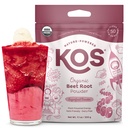 KOS Organic Beet Root Powder, USDA Certified - 슈퍼 푸드 플랜트 기반 Beetroot 성분 Stamina Increasing, Circulation - Non-GMO, Soy & Gluten-Free, 50 서빙백