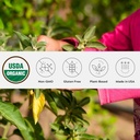 유기 Ashwagandha 분말, 비 GMO, 공정 무역, 채식주의자, 글루텐은, 단 하나 근원, Resealable 단지에 있는 Oregon Adaptogenic Ayurvedic 초본 보충교재에서 성장합니다