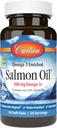 Carlson Salmon Oil, 500mg Omega-3s, Wild-Caught 노르웨이어 물고기 기름, 지속 가능한 Sourced, 50 Softgels